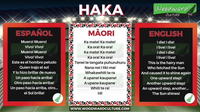 La letra del Haka de los All Blacks con su significado en español La letra del Haka de los All Blacks con su significado en español
